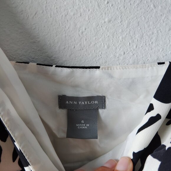 Ann Taylor Black and White Mini Dress - Picture 5 of 5